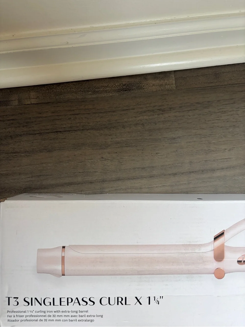 T3 SinglePass Curl X - Pink Styling Wand 1 1/4” size